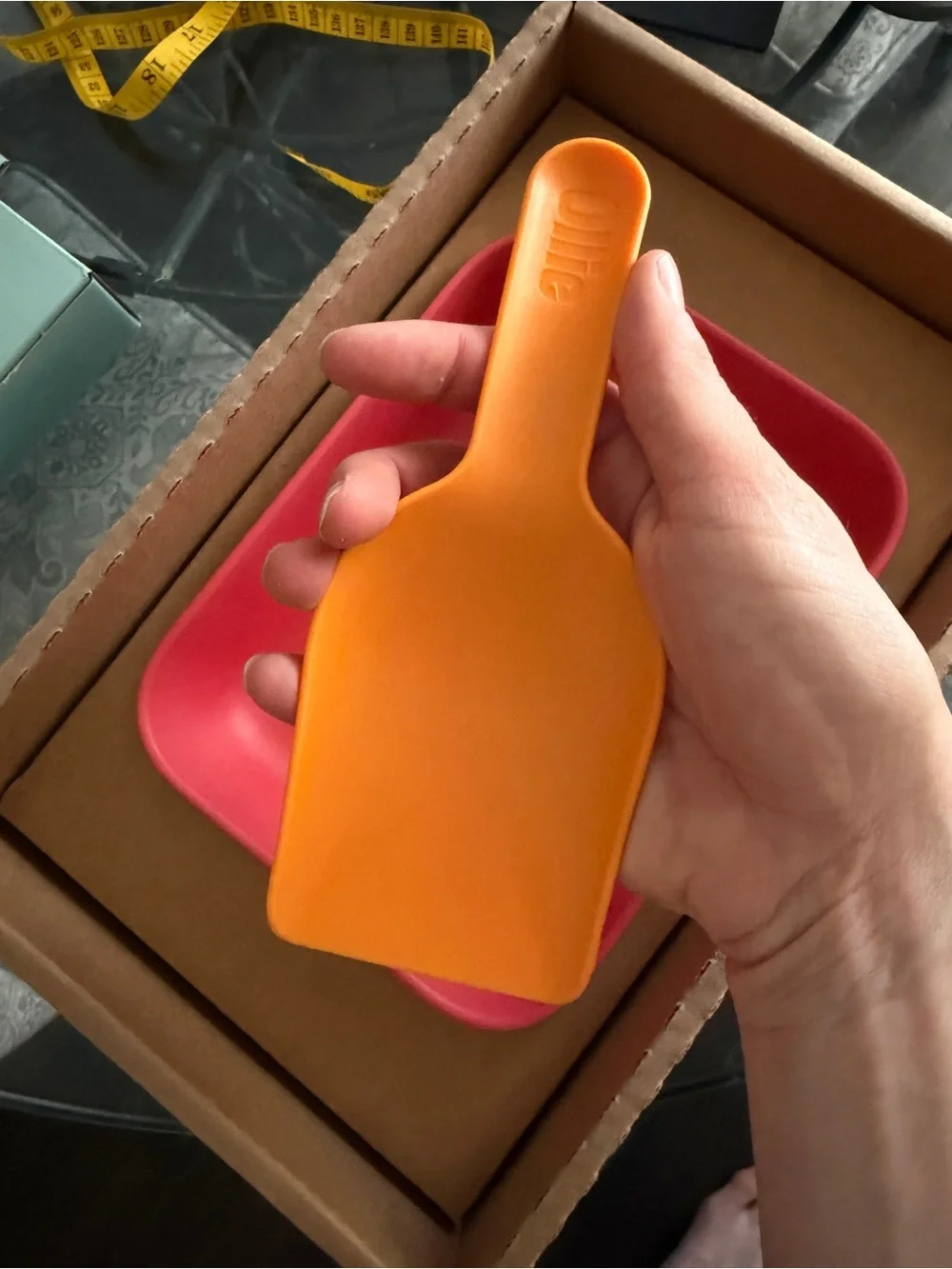 Ollie Red Silicone Pet Food Container